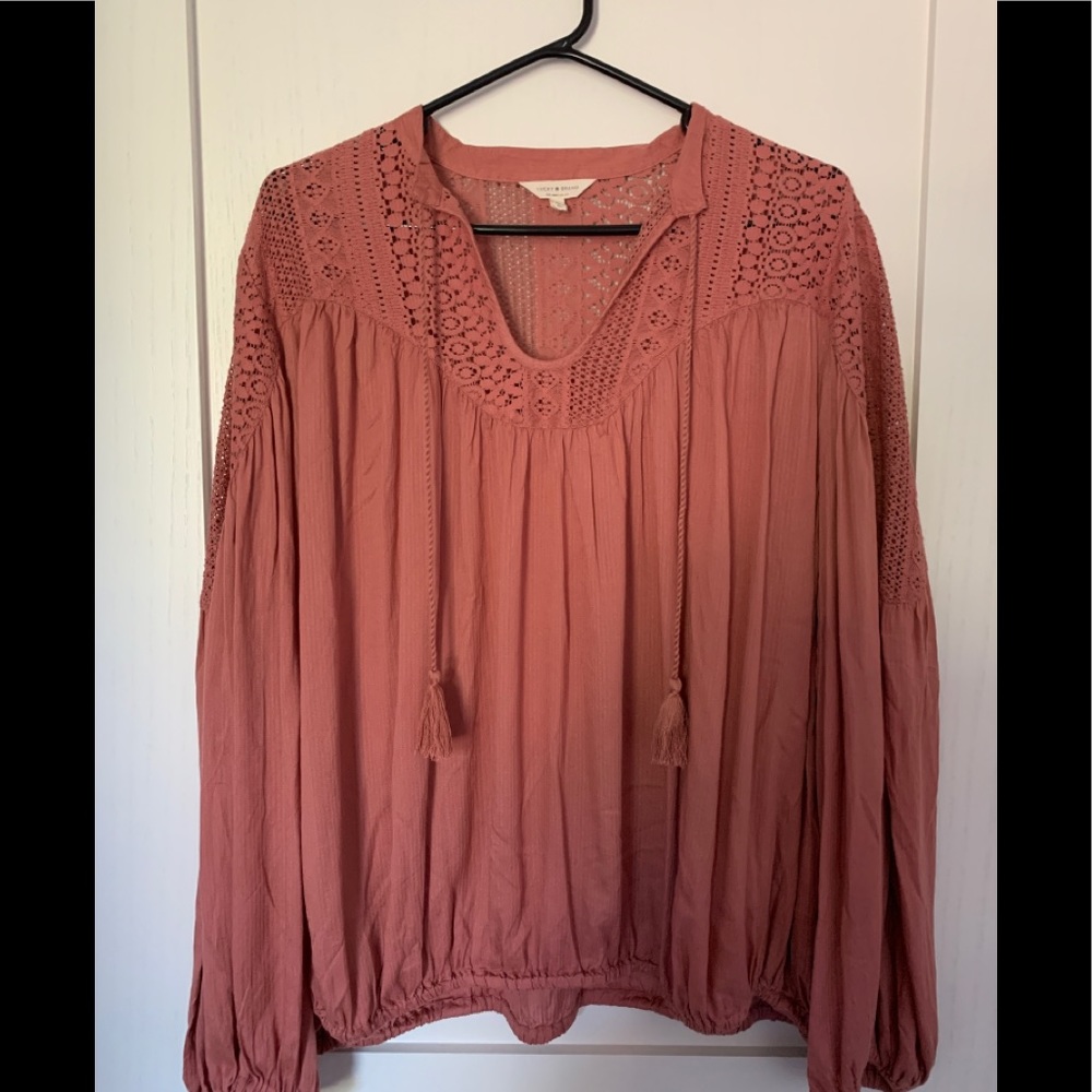 Lucky brand tunic style top, brand new, never worn.